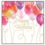 Guardanapo de Papel Birthday Balloons 33x33 Cm - Ambiente