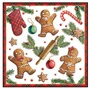 Guardanapo de Papel Gingerbread Cookies - Ambiente