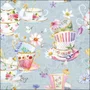 Guardanapo Papel Tea Cups Blue