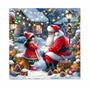 Guardanapo Papel Natal Santa 33x33 20 Folhas - Ambiente