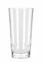 Jogo 6 Copos Alto Acrilico Listras Branca 600ml - Btc