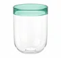 Jogo 6 Copos em Vidro com Detalhe Verde 480ml - In Casa