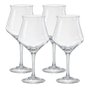 Jogo de 4 Taças Degustação para Cerveja em Cristal Ecológico 350ml A20cm - Bohemia