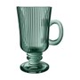 Xícara Irish Coffee em Vidro 230ml Cor Verde (unidade) - Lhermitage