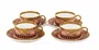 Jogo de 8 Peças para Café Rocaille Salmão 80ml - Full Fit