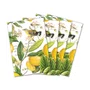 Kit 4 Guardanapos de Algodão 50x50cm Lemon Basil - Michel Design