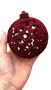 Kit Bola Veludo Vinho 4 Peças - Cromus