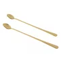 Kit Colheres Aço Inox Bailarina 30cm Oxford Dourado - Wolff