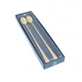 Kit Colheres Aço Inox Bailarina 30cm Oxford Dourado - Wolff