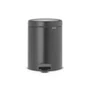 Lixeira em Aço 5 Litros New Icon Preta - Brabantia