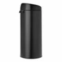 Lixeira em Aço Inox Touch Bin 30L Preta - Brabantia