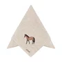 Lugar Americano Estampado Linho Bordado Cavalo - Mameg