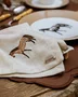 Lugar Americano Estampado Linho Bordado Cavalo - Mameg