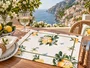 Lugar Americano Estampado em Tecido com Toque de Linho Positano - Mameg