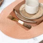 Lugar Americano Luna Oval Nude 33 X 48 Unidade