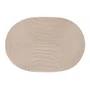 Lugar Americano Luna Oval Vanilla 33 X 48 Unidade