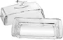 Manteigueira Retangular com Tampa Bird 18cm X 10cm X 9cm Cristal Ecológico - Wolff