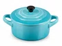 Mini Cocotte Cerâmica Azul Caribe - Le Creuset