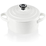 Mini Cocotte Cerâmica Branco Le Creuset