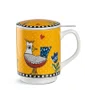 Mug para Cha C/ Infusor 350ml Laranja Cocorico - Egan Italy