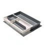 Organizador de Utensílios para Gaveta Expansível com 3 Compartimentos 6,3x32x41cm - Oxo