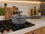 Panela com Tampa Vidro e Silicone Cinza com Antiaderente - Hercules