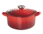 Panela Coração Vermelho 20cm com Pegador Aço Inox - Le Creuset