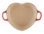 Panela Coração Vermelho 20cm com Pegador Aço Inox - Le Creuset