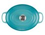 Panela Oval 27cm Signature Azul Caribe - Le Creuset