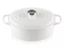 Panela Oval 31cm Signature White - Le Creuset