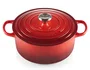 Panela Redonda 22cm Signature Vermelho Cerise - Le Creuset