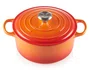 Panela Redonda 34cm Signature Laranja Flame - Le Creuset