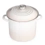 Panela Stockpot Creme Meringue 7,6l 22cm Pegador Inox - Le Creuset