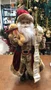Papai Noel com Lista e Urso 45cm - Cromus