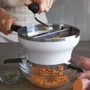 Passador de Vegetais de Aço Inox Branco 2 Litros