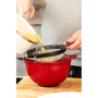 Peneira Aço Cozinha Coar Polvilhar Prático Vernelho - Kitchenaid