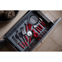 Peneira Aço Cozinha Coar Polvilhar Prático Vernelho - Kitchenaid