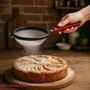 Peneira Aço Cozinha Coar Polvilhar Prático Vernelho - Kitchenaid
