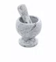 Pilao Marmore com Socador Cinza 11x11cm