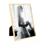 Porta Retrato de Aco Inox Classic Dourado 13x18