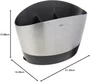 Porta Utensílios Cozinha Aço Inox 3 Compartimentos - Oxo