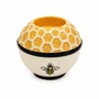 Porta Velas Ceramica Be Happy 9x9x5,5cm - Tuut