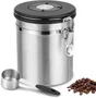 Pote para Café Hermético com Válvula Inox 1,5L - Mimo Style