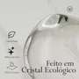 Pote de Cristal Ecológico com Tampa Bird 10,5x10,5cm - Wolff