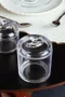 Pote de Cristal Ecológico com Tampa Bird 10,5x10,5cm - Wolff