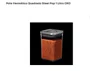 Pote Hermético Quadrado Steel Pop 1 Litro Oxo
