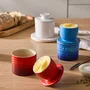 Pote para Manteiga 170ml Azure Azul - Le Creuset