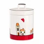 Pote Le Casette 14X19cm Vermelho - Egan