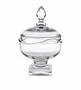 Potiche em Cristal com Pu 15x25cm - Full Fit