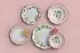 Prato de Doce 2 Camadas Horticool Pink 16.5x20.5 - Tea Delight